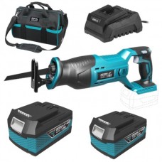 Dedra Set Fierastrau tip sabie SAS+ALL cu 2 acumulatori Li-Ion 18V 4.0Ah incarcator 60W si geanta